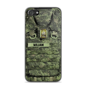 Personalized Canadian Veterans/Soldier Camo Phone Case Printed 22OCT-DT07