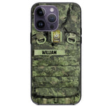 Personalized Canadian Veterans/Soldier Camo Phone Case Printed 22OCT-DT07