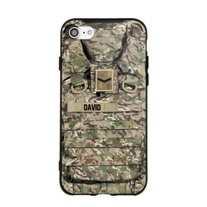 Personalized British Veterans/Soldier Camo Phone Case Printed 22OCT-DT07