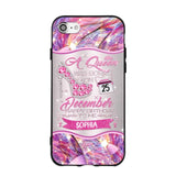 Personalized A Queen Was Born In December Sparkling Color Phone Case Printed 22OCT-HQ07