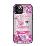 Personalized A Queen Was Born In December Sparkling Color Phone Case Printed 22OCT-HQ07