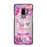 Personalized A Queen Was Born In December Sparkling Color Phone Case Printed 22OCT-HQ07