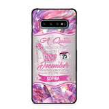 Personalized A Queen Was Born In December Sparkling Color Phone Case Printed 22OCT-HQ07