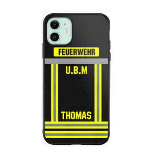 Personalized German Firefighter Phone Case Printed 22OCT-DT10