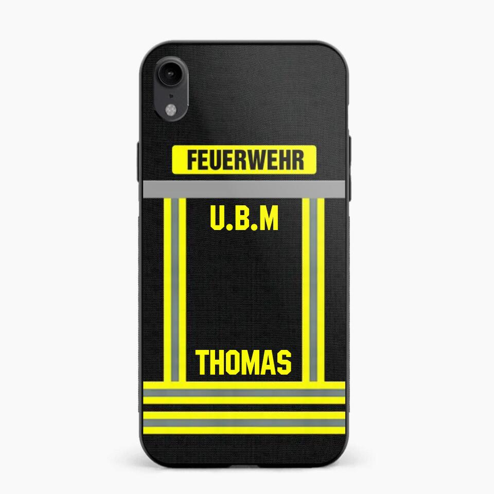 Personalized German Firefighter Phone Case Printed 22OCT-DT10