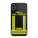 Personalized Italian Firefighter Phone Case Printed 22OCT-DT10