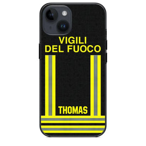 Personalized Italian Firefighter Phone Case Printed 22OCT-DT10