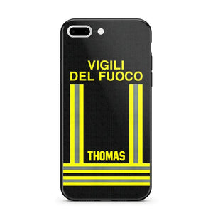 Personalized Italian Firefighter Phone Case Printed 22OCT-DT10