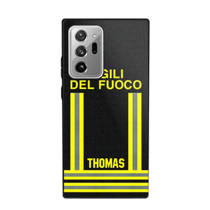 Personalized Italian Firefighter Phone Case Printed 22OCT-DT10