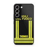 Personalized Italian Firefighter Phone Case Printed 22OCT-DT10