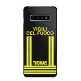 Personalized Italian Firefighter Phone Case Printed 22OCT-DT10