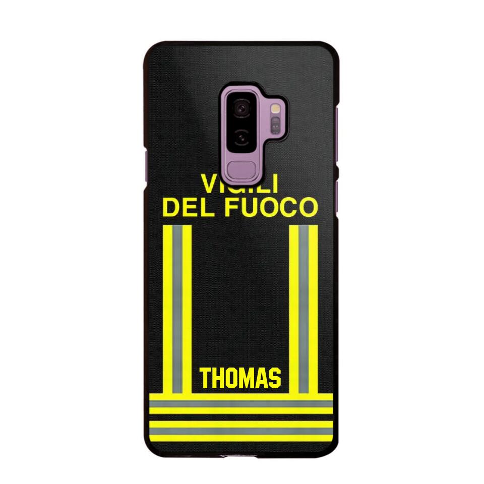 Personalized Italian Firefighter Phone Case Printed 22OCT-DT10