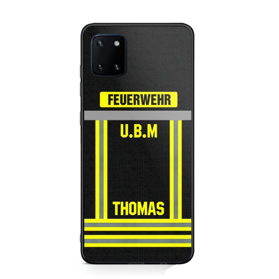 Personalized German Firefighter Phone Case Printed 22OCT-DT10