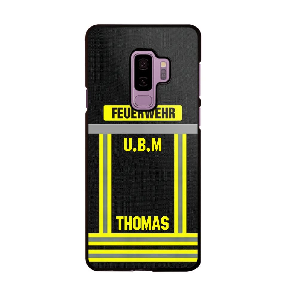 Personalized German Firefighter Phone Case Printed 22OCT-DT10