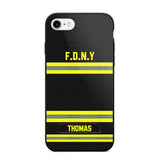 Personalized US Firefighter Phone Case Printed 22OCT-DT10