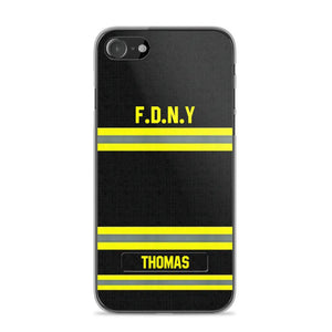 Personalized US Firefighter Phone Case Printed 22OCT-DT10