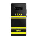 Personalized US Firefighter Phone Case Printed 22OCT-DT10