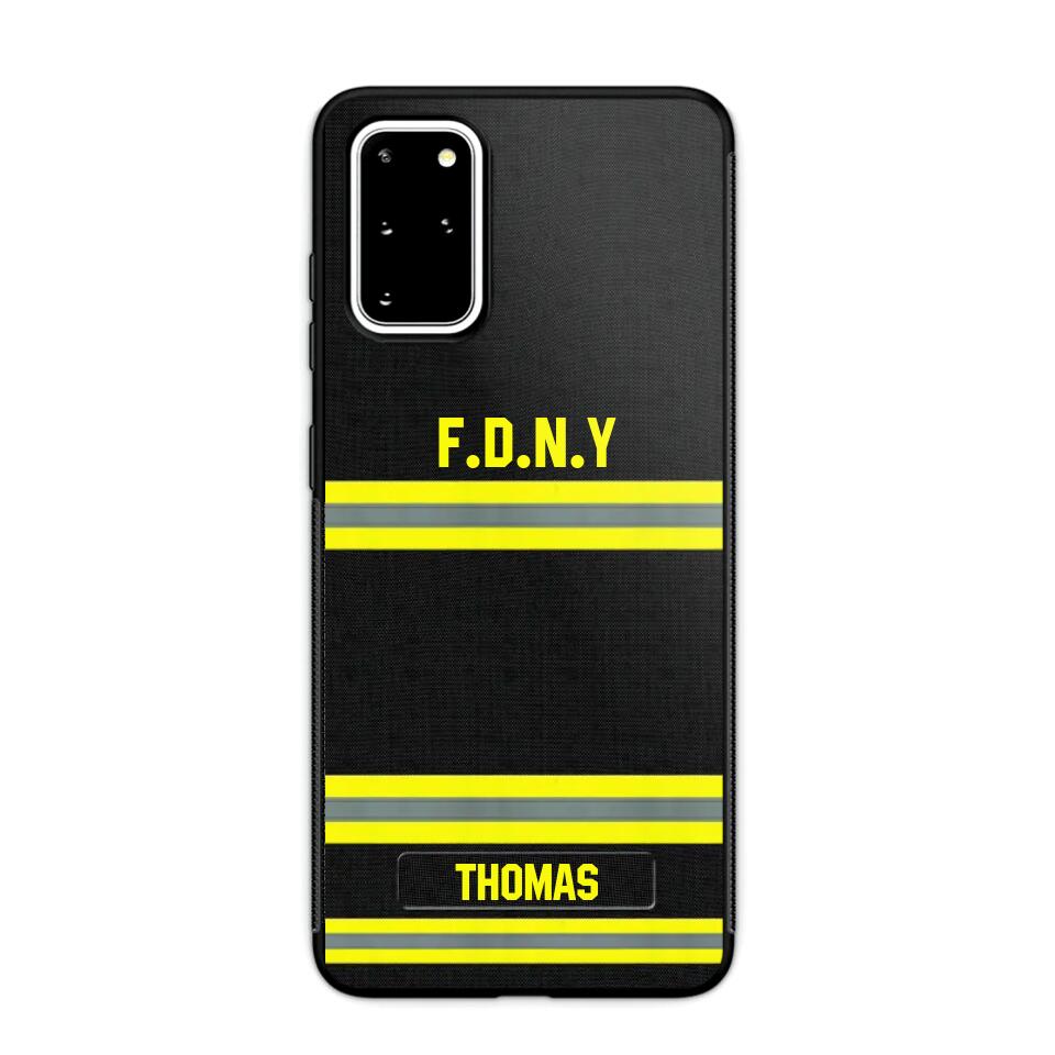 Personalized US Firefighter Phone Case Printed 22OCT-DT10