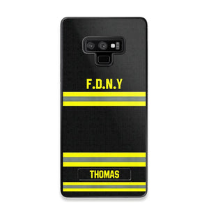 Personalized US Firefighter Phone Case Printed 22OCT-DT10