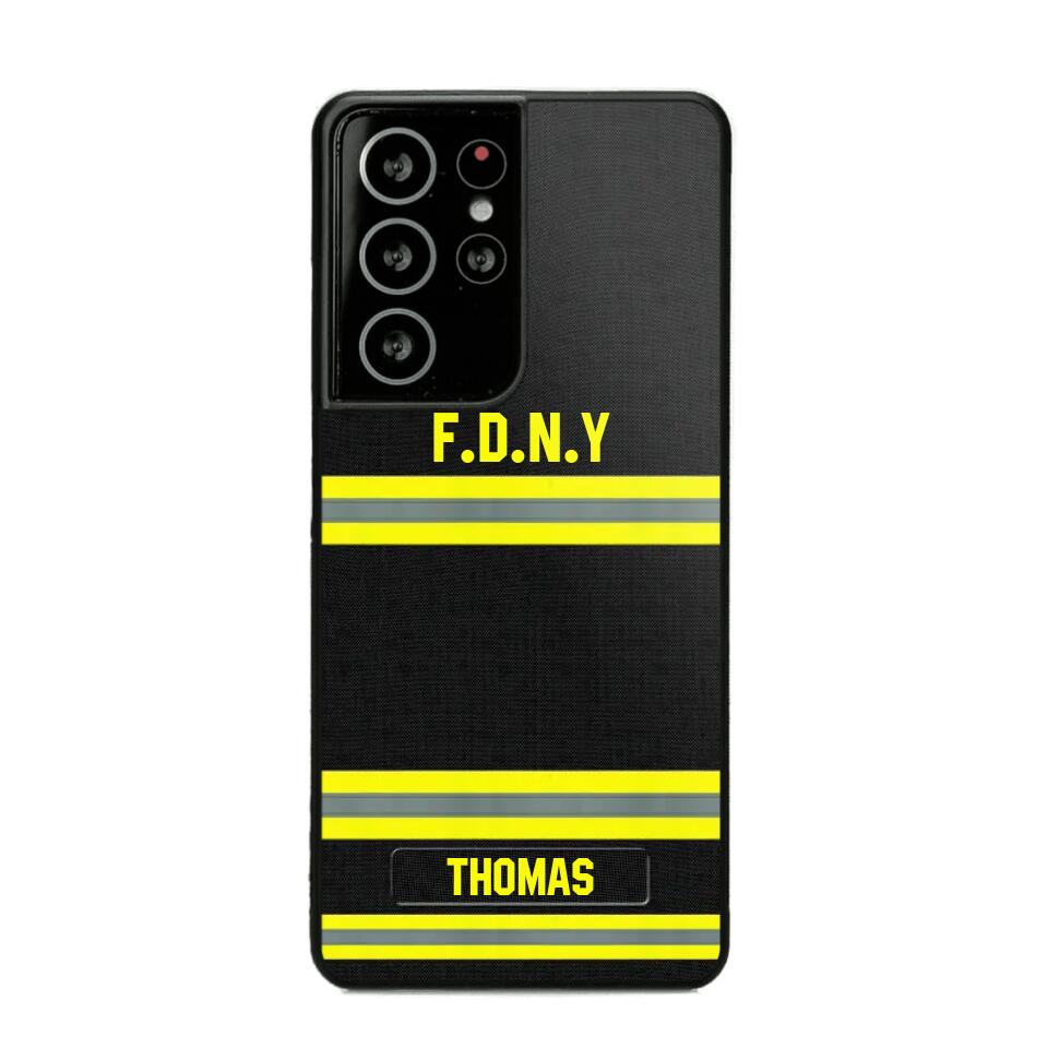 Personalized US Firefighter Phone Case Printed 22OCT-DT10