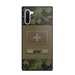 Personalized Swiss Veterans/Soldier Camo Phone Case Printed 22OCT-HY11