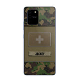 Personalized Swiss Veterans/Soldier Camo Phone Case Printed 22OCT-HY11