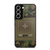 Personalized Swiss Veterans/Soldier Camo Phone Case Printed 22OCT-HY11