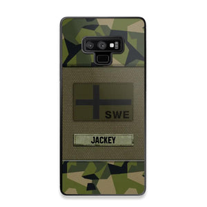 Personalized Swedish Veterans/Soldier Camo Phone Case Printed 22OCT-HY11