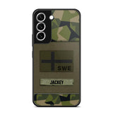 Personalized Swedish Veterans/Soldier Camo Phone Case Printed 22OCT-HY11