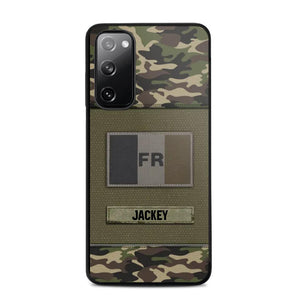 Personalized French Veterans/Soldier Camo Phone Case Printed 22OCT-HY11