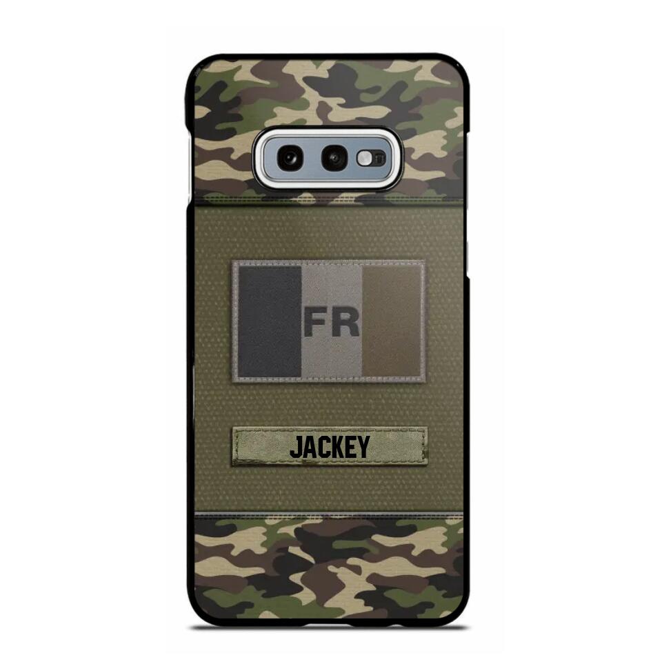 Personalized French Veterans/Soldier Camo Phone Case Printed 22OCT-HY11