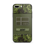 Personalized Danish Veterans/Soldier Camo Phone Case Printed 22OCT-HY11