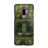 Personalized Danish Veterans/Soldier Phone Case Printed 22OCT-HY11