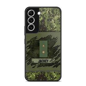 Personalized Danish Veterans/Soldier Phone Case Printed 22OCT-HY11