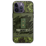 Personalized Danish Veterans/Soldier Phone Case Printed 22OCT-HY11