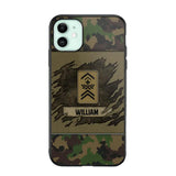 Personalized Swiss Veterans/Soldier Phone Case Printed 22OCT-HY11