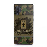 Personalized Swiss Veterans/Soldier Phone Case Printed 22OCT-HY11