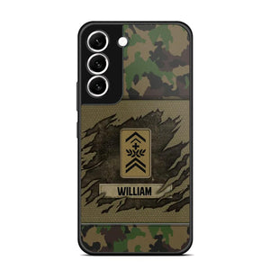 Personalized Swiss Veterans/Soldier Phone Case Printed 22OCT-HY11