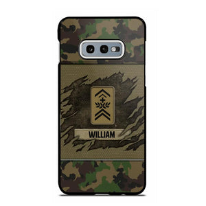 Personalized Swiss Veterans/Soldier Phone Case Printed 22OCT-HY11