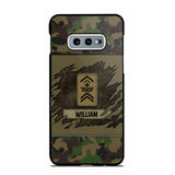 Personalized Swiss Veterans/Soldier Phone Case Printed 22OCT-HY11