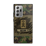 Personalized Swiss Veterans/Soldier Phone Case Printed 22OCT-HY11