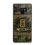 Personalized Swiss Veterans/Soldier Phone Case Printed 22OCT-HY11