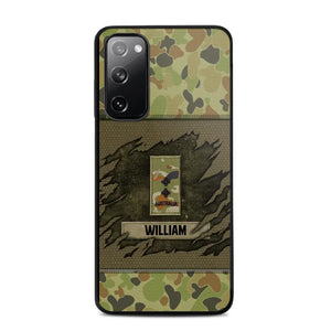 Personalized Australian Veterans/Soldier Phone Case Printed 22OCT-HY11