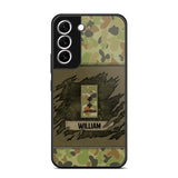 Personalized Australian Veterans/Soldier Phone Case Printed 22OCT-HY11