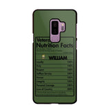 Personalized Canadian Veteran Nutrition Facts Phonecase 3D Printed QTDT1210