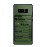 Personalized Canadian Veteran Nutrition Facts Phonecase 3D Printed QTDT1210