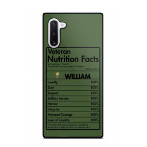 Personalized Canadian Veteran Nutrition Facts Phonecase 3D Printed QTDT1210