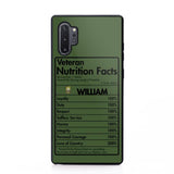 Personalized Canadian Veteran Nutrition Facts Phonecase 3D Printed QTDT1210