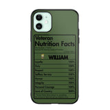 Personalized Canadian Veteran Nutrition Facts Phonecase 3D Printed QTDT1210