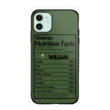 Personalized Canadian Veteran Nutrition Facts Phonecase 3D Printed QTDT1210